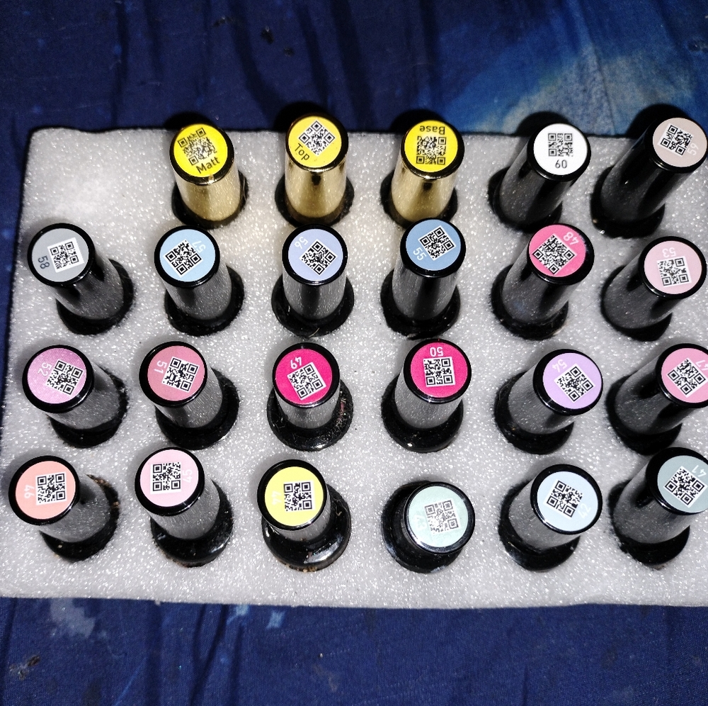 Gel nail polish set 20 colors